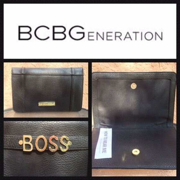 BCBG "BOSS" Affirmation Clutch - Picture 2 of 4
